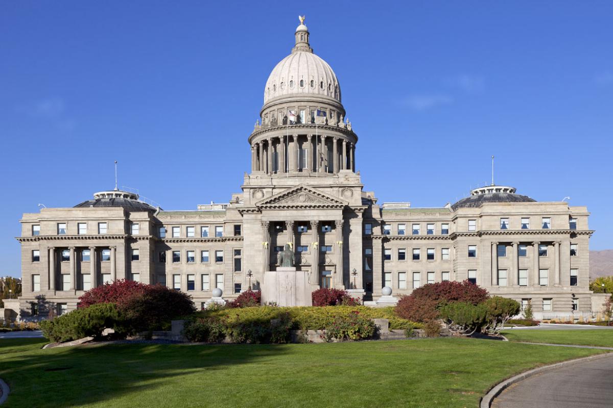 State capitol building. 